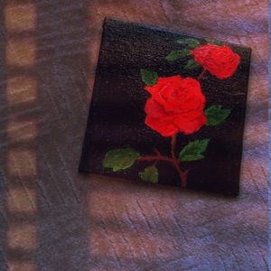 Rose mini canvas painting
